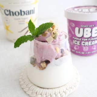 网红UBE冰淇淋新吃法...