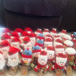 50pcs Christmas Merry Cow Leather Paper Tag Diy Hand Gift, Wrapping Paper Tag Santa Claus Card Decor New Year Decoration - Toys & Games - Temu