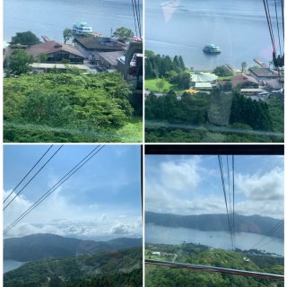 登顶日本箱根的駒ケ岳山顶的风光⛰️...