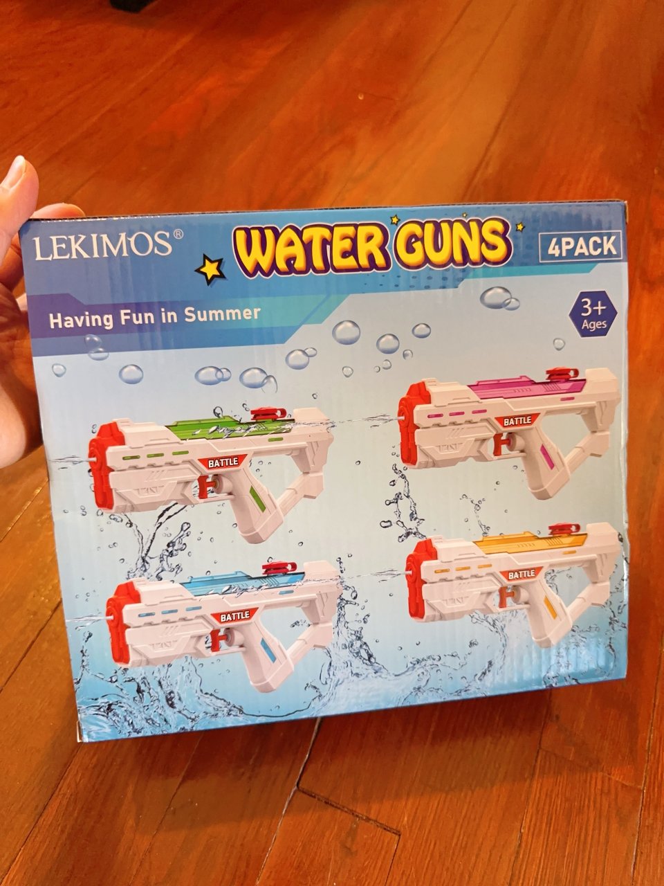 夏季玩具：好玩的水枪🔫...