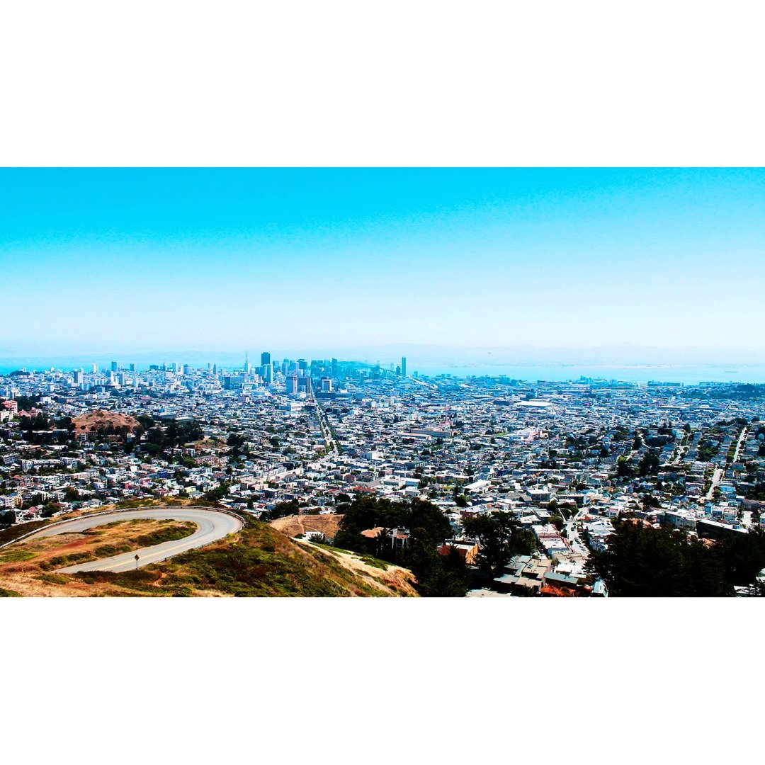 鸟瞰城市的最佳地方: 旧金山的双子峰...