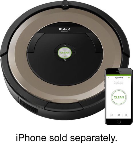 iRobot Roomba 891 App-Controlled Self-Charging Robot Vacuum Brown R891020 - Best Buy 扫地机器人891