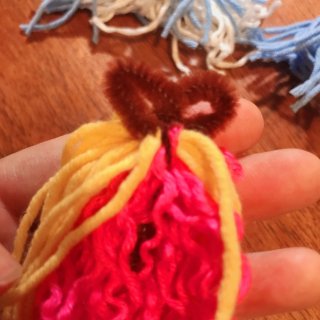 我的下半年4⃣️ 继续陪娃做手工yarn...