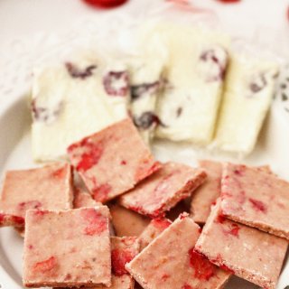 超级健康的小零食☞草莓奶片&蔓越莓奶片...