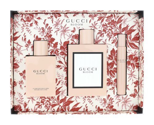 Gucci Bloom 新花园香水3件套女士礼盒套装