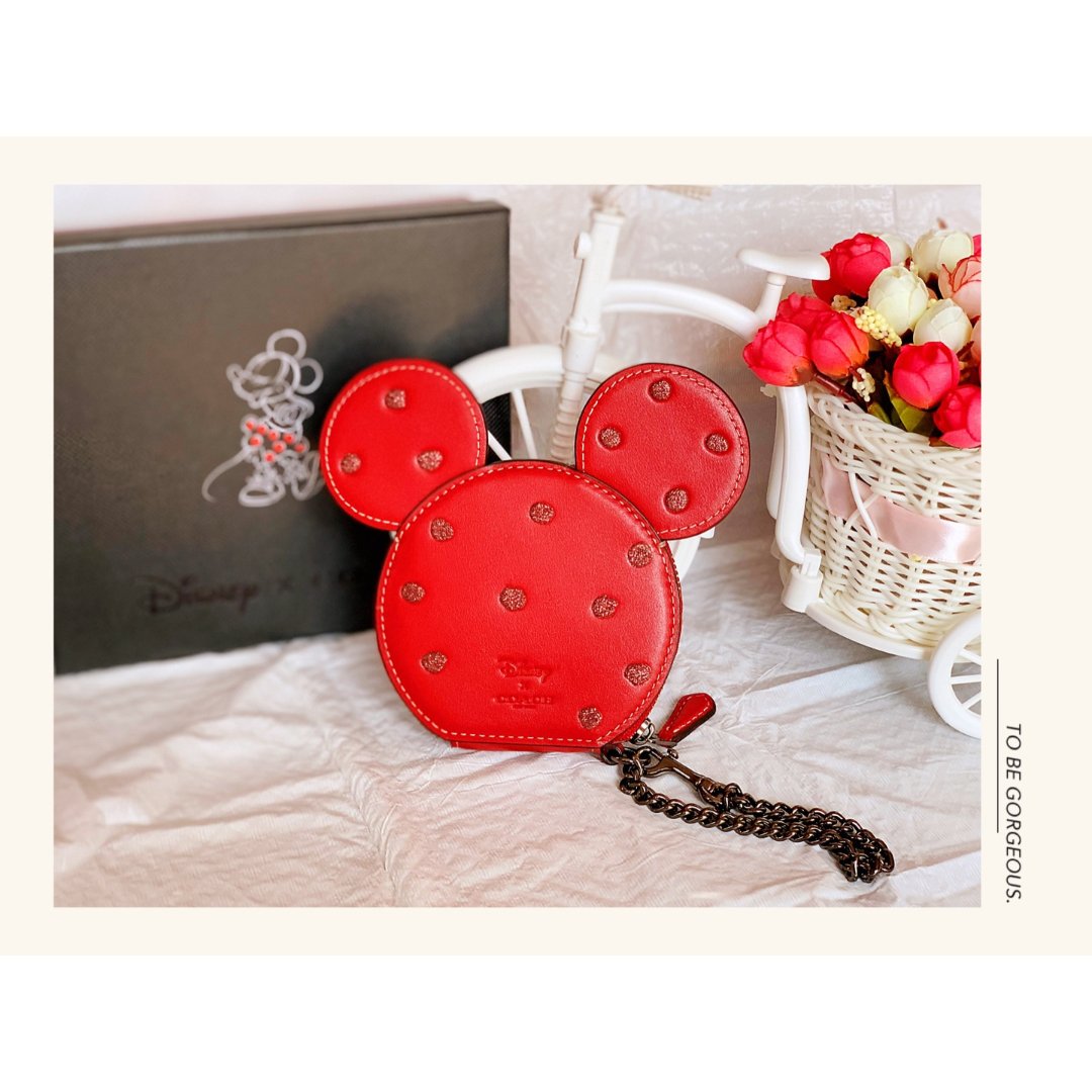 coach x disney米老鼠零钱包