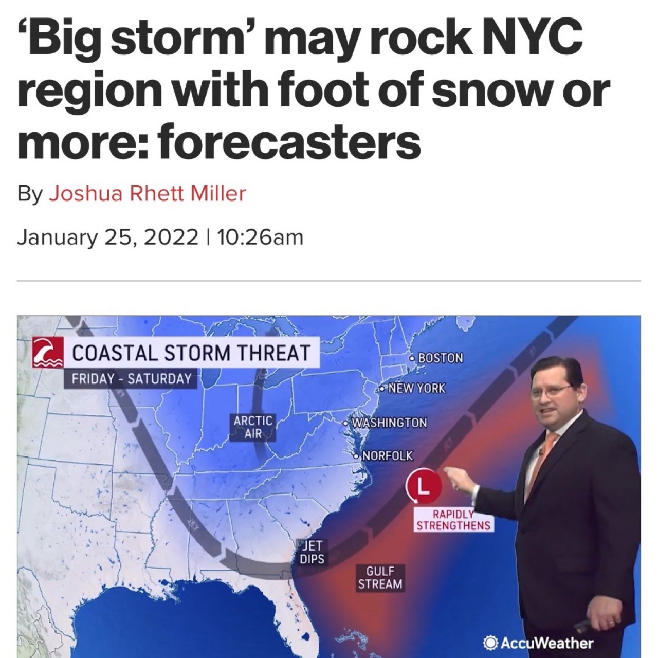 紐約資訊｜暴風雪即將到來 都準備好了嗎？...