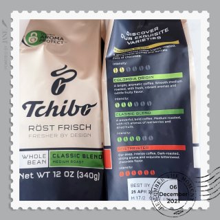 Tchibo咖啡终于收到｜份量包装香味都...