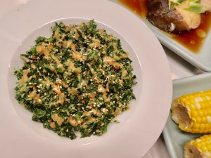 低脂健康美食4|日式料理味噌芝麻凉拌菠菜