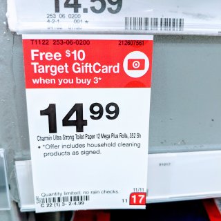 #Target家居用品赠礼卡-收日用消耗...