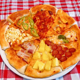 【韩剧同款】一次吃8种口味的阿波罗披萨，...