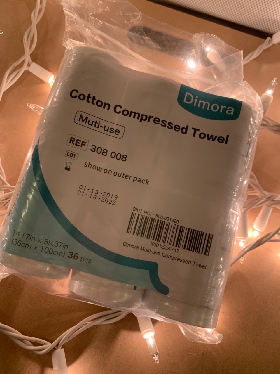 Dimora压缩面巾,会长大的毛巾,触感💯