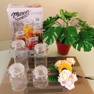Mason Craft & More,4 Piece Glass Jar,JCPenney 杰西潘尼,$5.88