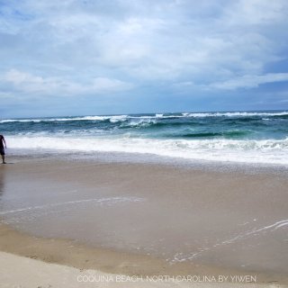 小众海滩Coquina Beach，海边...