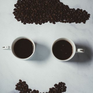 创意咖啡照片|用咖啡豆画画☕️...