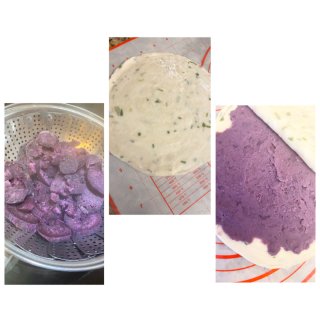 晒区种草食谱：紫薯酥饼...