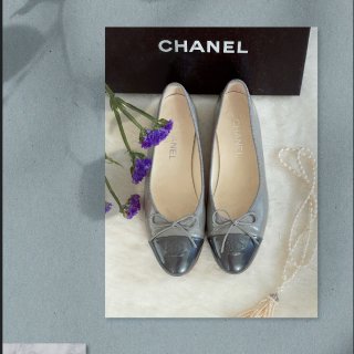 OOTD: Chanel 经典的芭蕾单鞋...