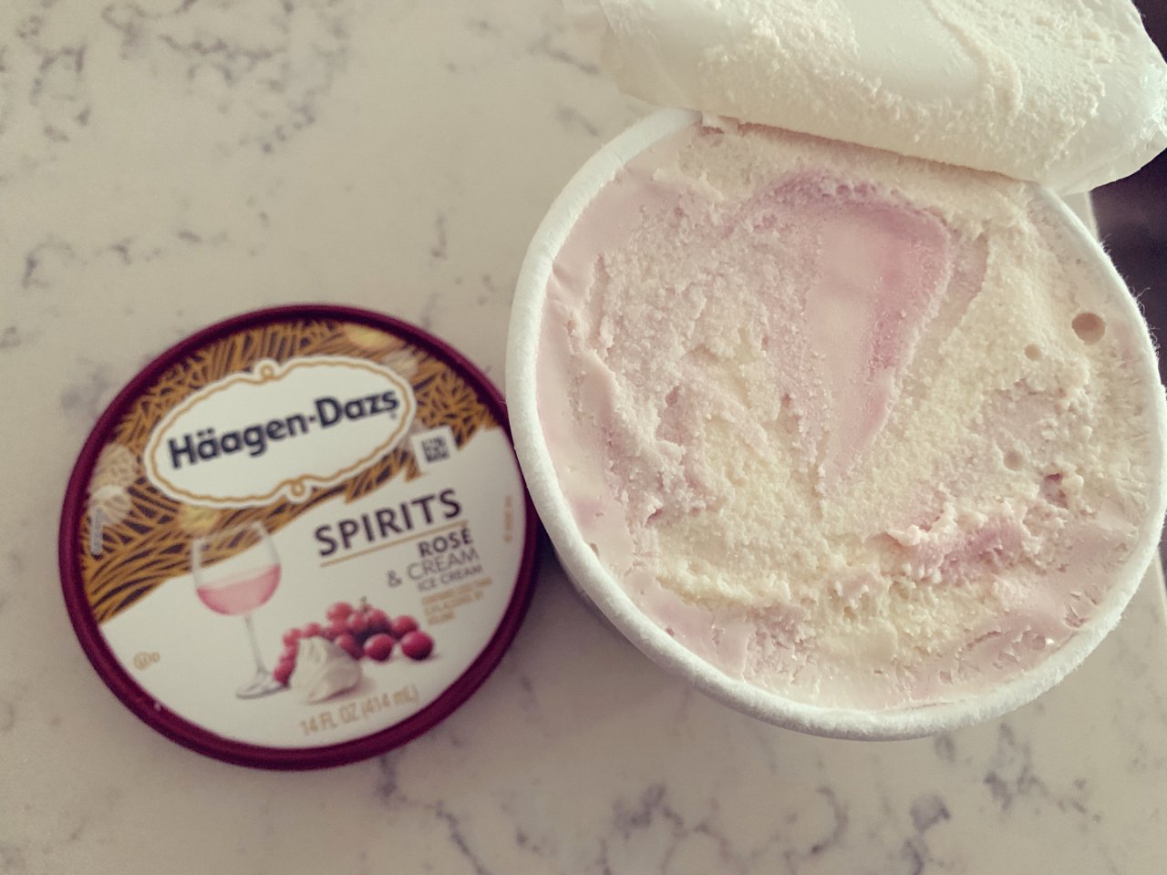 哈根达斯粉红气泡酒冰淇淋...