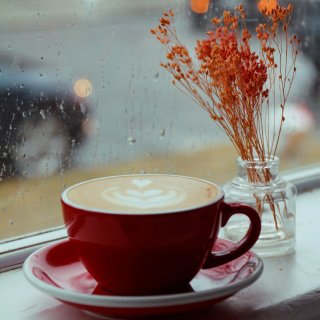 阴天更需要一杯暖暖的咖啡｜滤镜分享...