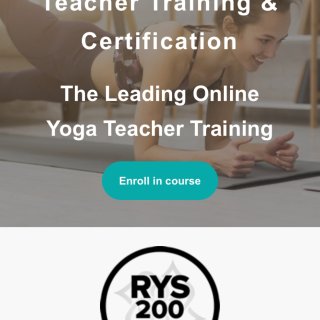 聊一下我今天报的线上瑜伽教练培训课...