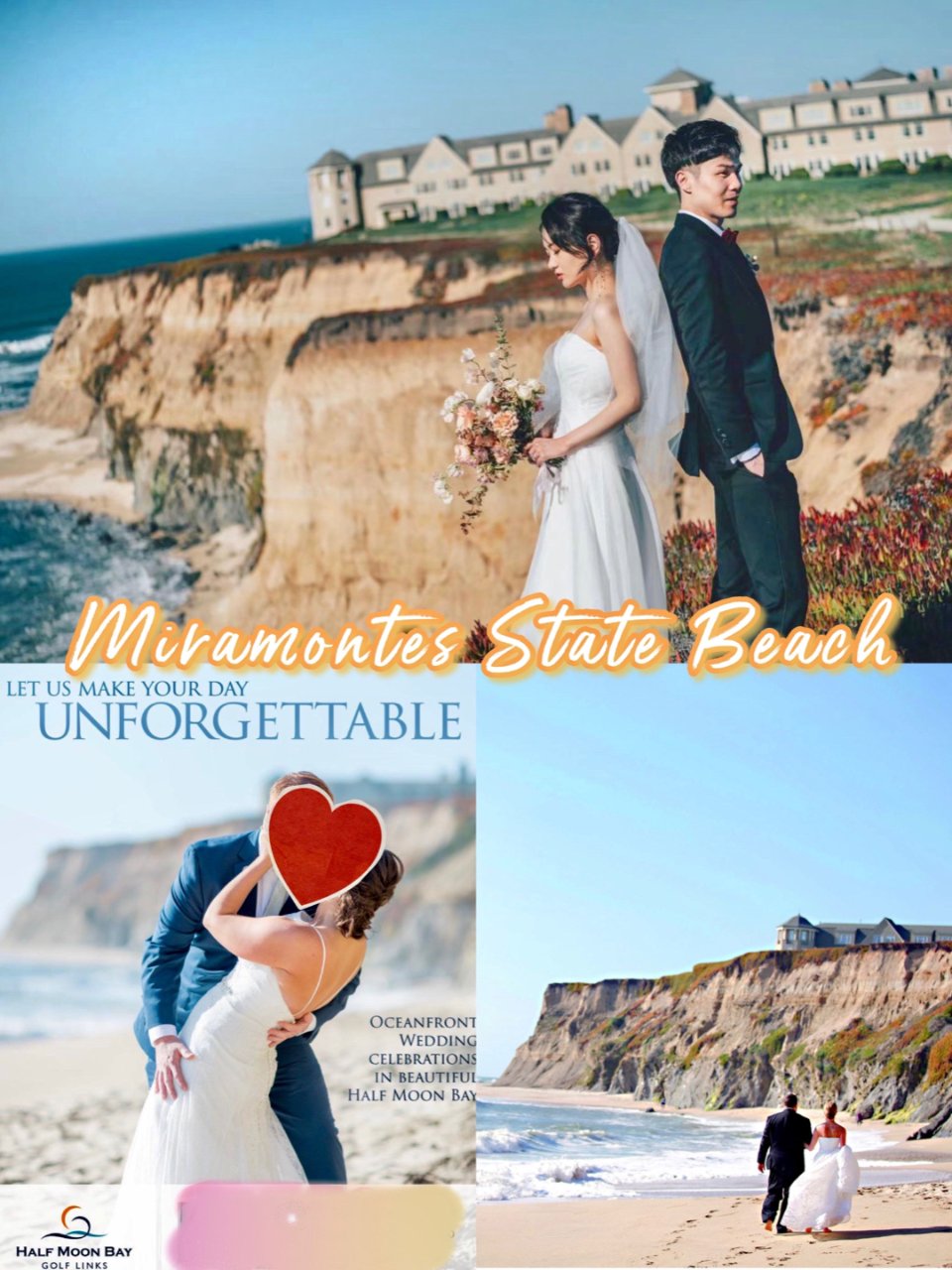 绝美海岸线,我们自己的婚纱照,GolfLinks宣传册,Ritz Carlton宣传册
