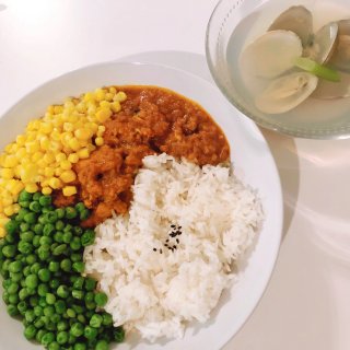 Chicken masala,蛤蜊清汤
