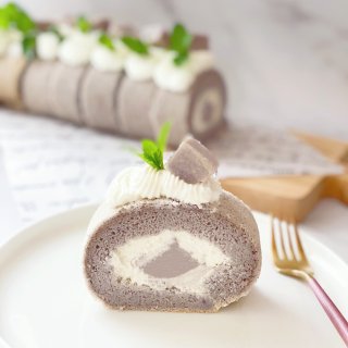紫薯香芋奶冻蛋糕卷｜低调的华丽...