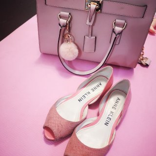 鞋子包包一个色(3):粉色系...