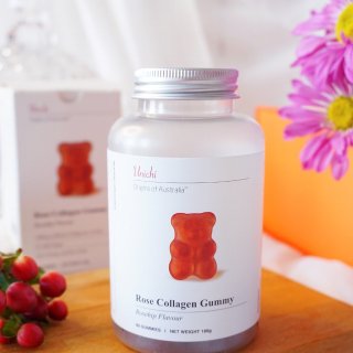 澳洲Unichi玫瑰胶原蛋白小熊软糖...