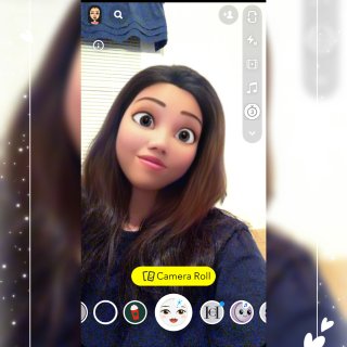用了Snapchat这个滤镜📷你也是迪士...