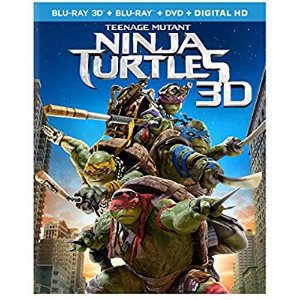 $9.99 Teenage Mutant Ninja Turtles (2014) [Blu-ray 3D + Blu-ray + DVD + Digital HD]忍者神龟