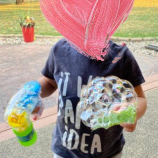 JOYIN 3 Bubble Guns Kit for Bubble Blaster Party Favors, LED Bubble Machine Blaster Party Supplies, Summer Toy, Outdoors Activity, Birthday Gift, Bubble Blower Toy, Easter: Toys & Games