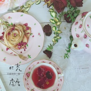 玫瑰苹果挞,玫瑰元素,玫瑰控,下午茶之约