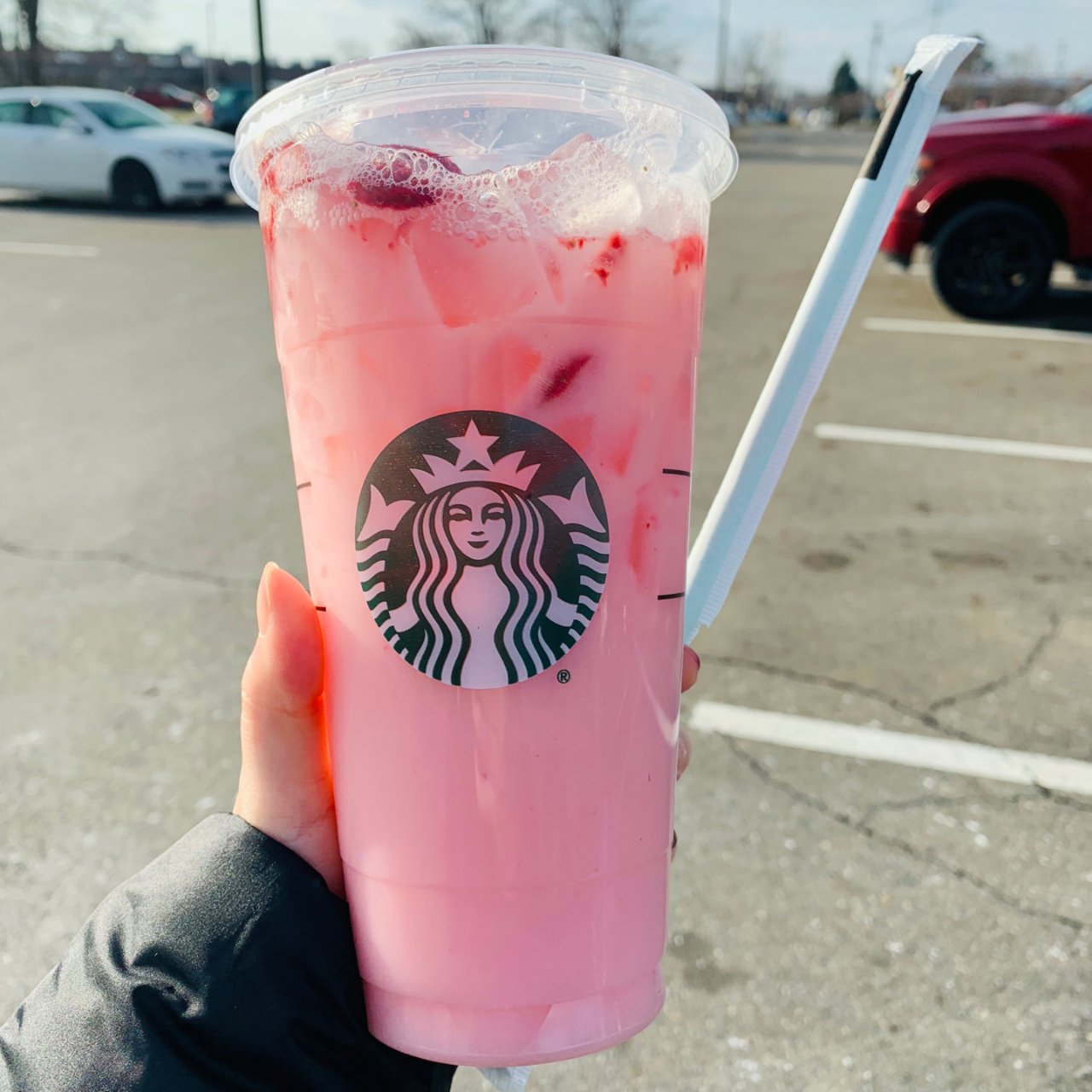 5月晒货挑战,Starbucks 星巴克,pink drink