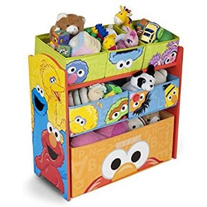 Delta Children Multi-Bin Toy Organizer, Sesame Street