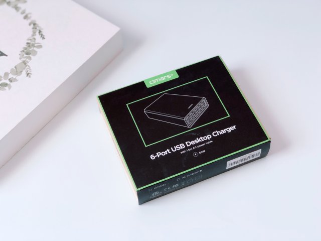 Omars 6孔USB充电器满足多...