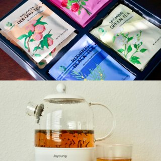 亚马逊也能买到各种中式茶包｜四种口味 好...