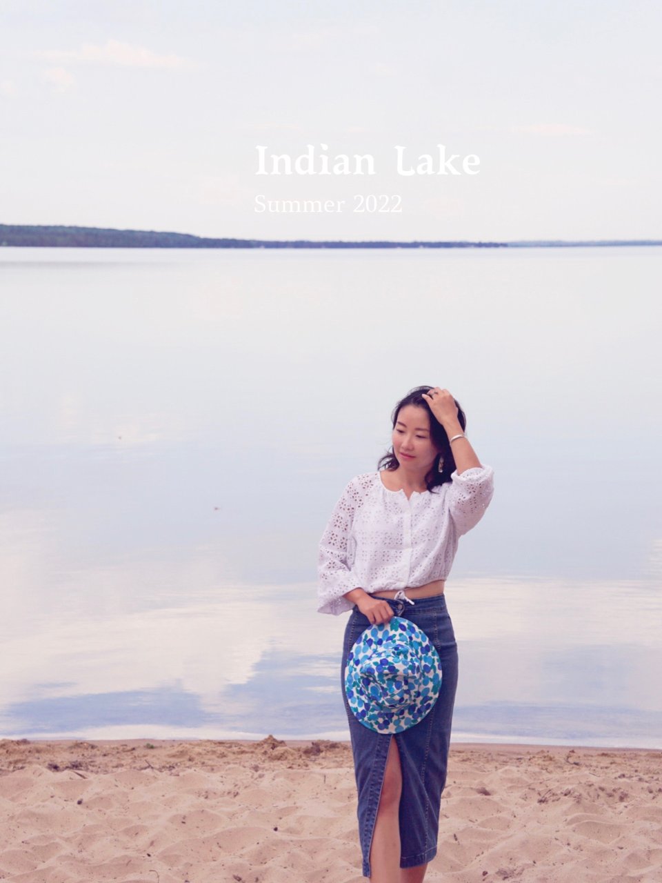 夏日白蓝配🤍💙｜📍于风景如画的印第安湖州...