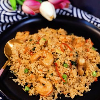 Trader Joe's 缺德舅,spicy Thai Shrimp Fried Rice