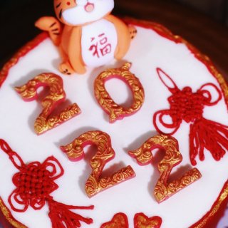 中国红中国结 | 手绘蛋糕 ...
