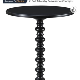 Amazon自营评价4.6分的复古小黑桌...