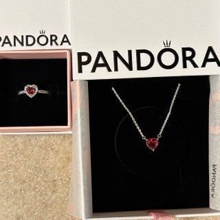 Pandora 潘多拉,Sparkling Heart Halo Pendant Collier Necklace | Sterling silver | Pandora US