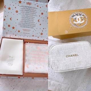 开箱分享～真丝枕套和Chanel 🎁...