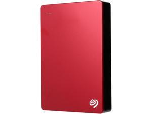 Seagate Backup Plus 5TB USB 3.0 Hard Drives - Portable External Model STDR5000103 Red移动硬盘