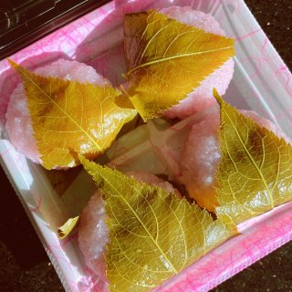 季节限定——道明寺粉做的🌸樱饼🌸...