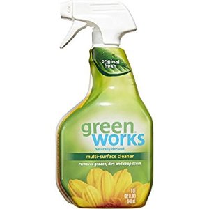 Green Works Multi-Surface Cleaner, Spray Bottle, Original Fresh, 32 Ounces (Pack of 3)