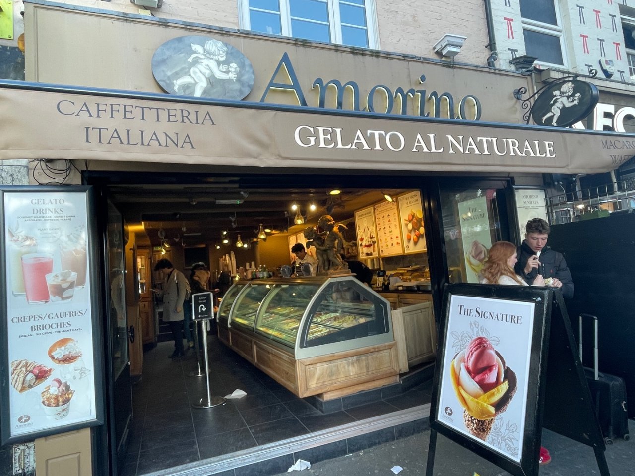 打卡！Amorino冰淇淋店...