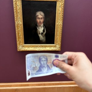 tate britain美术馆偶遇纸钞！...