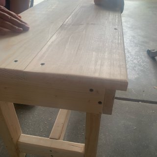 DIY餐桌凳雏形😉...