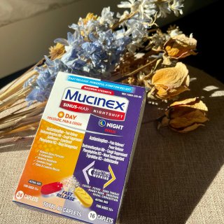 Mucinex Maximum Strength Sinus-Max Pressure, Pain & Cough & Nightshift Sinus Caplets, Fast Release, Powerful Multi-Symptom Relief, 40 Count : Everything Else